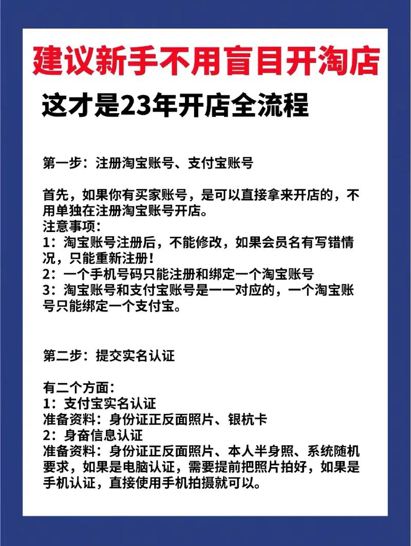 淘宝开店步骤详解