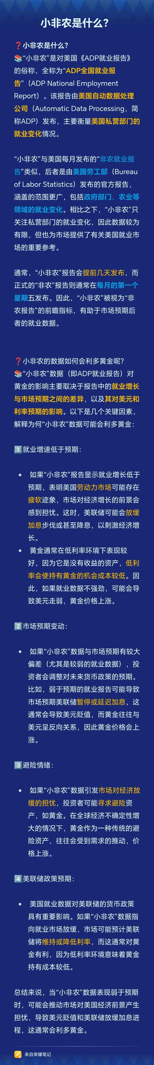 大非农是什么意思_小非农ADP就业数据_大非农数据影响