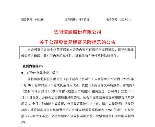 亿阳债务危机背后：*ST信通命悬重组