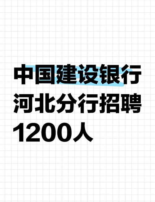 2024年中国建设银行河北省分行春季校园招聘200人公告