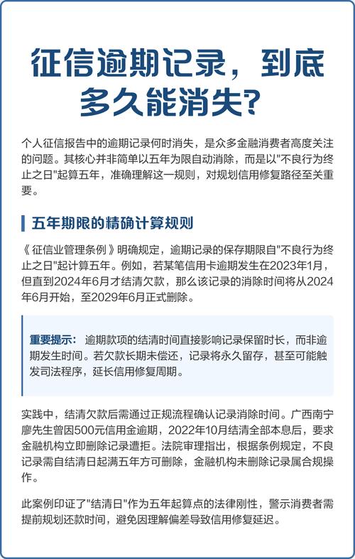 逾期记录多久消除？不是2年也不是5年，这个时间点一定要记牢！
