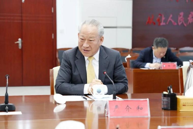 安伟会见太平洋建设集团、苏商集团创始人严介和一行