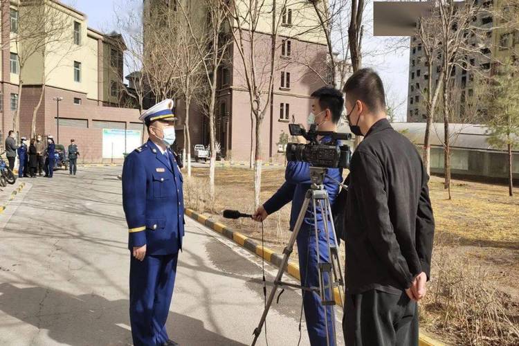 石嘴山星海时代花园火灾隐患整改_宁夏电视台火焰蓝在行动消防报道_石嘴山电视台