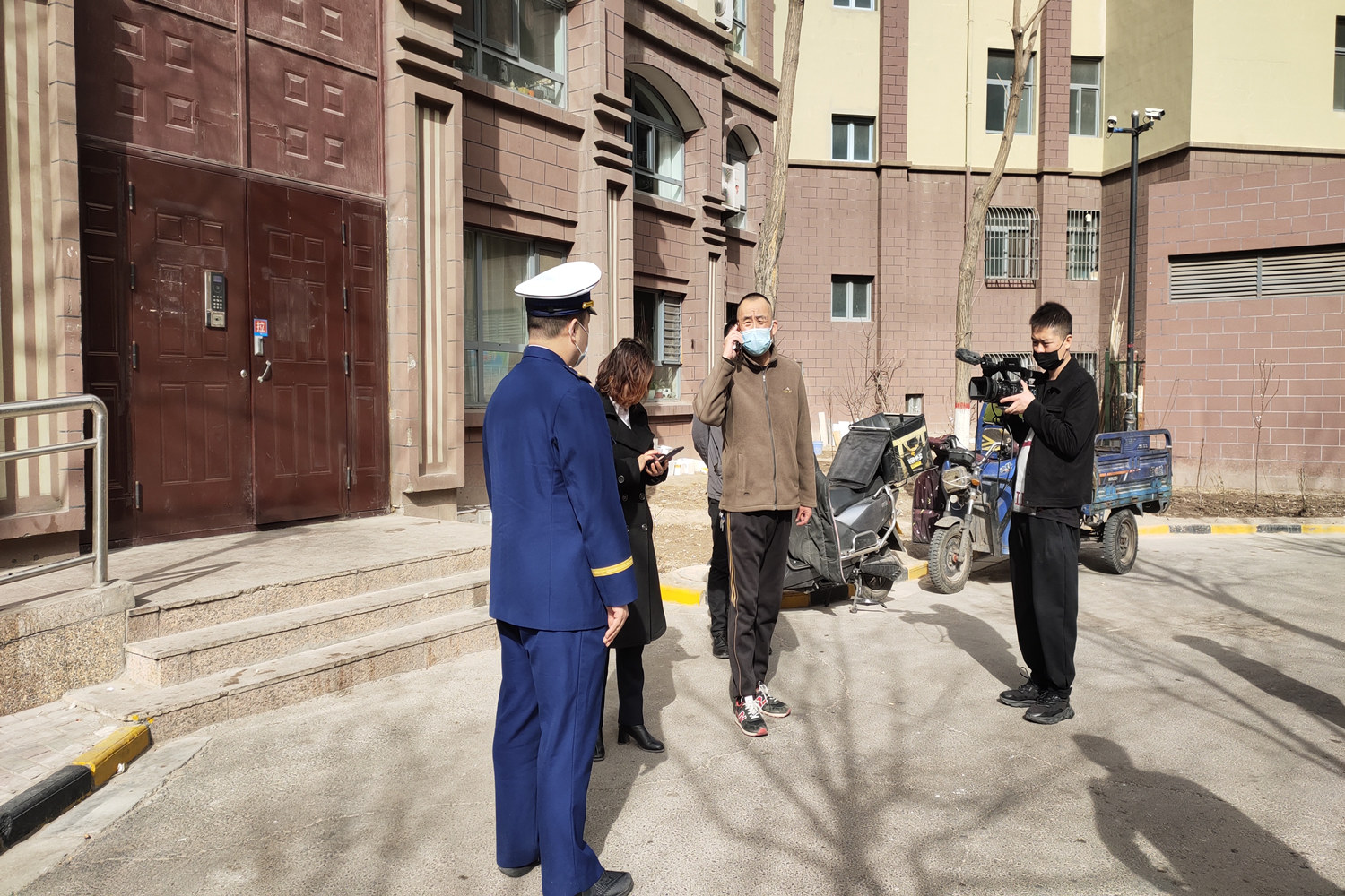 宁夏电视台火焰蓝在行动消防报道_石嘴山电视台_石嘴山星海时代花园火灾隐患整改